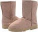 Via Rosa Womens 8 Inch� Mid Calf Microsuede Winter Boots Embellished with Sparkly Rhinestones