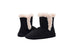 Gold Toe Womens 7 Inch� Short Mid Calf Microsuede Winter Boots with Faux Fur Trim
