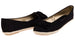 Chatties Ladies Canvas Espadrille Flats Size 5/6 - Black