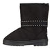 bebe Girls Microsuede Winter Boots with Gold Studded Bows Casual Dress Shoes