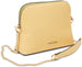 Women’s Saffiano Dome Crossbody Bag with Chain Strap