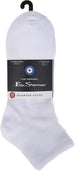 Ben Sherman Men's Socks- Ankle Socks Solid Casual Socks Comfort Fit-Logo Bottom Print, Ribbed Trim for 10-pack