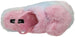 Women's Soft and Comfy Faux Fur Slipper with Elastic Back