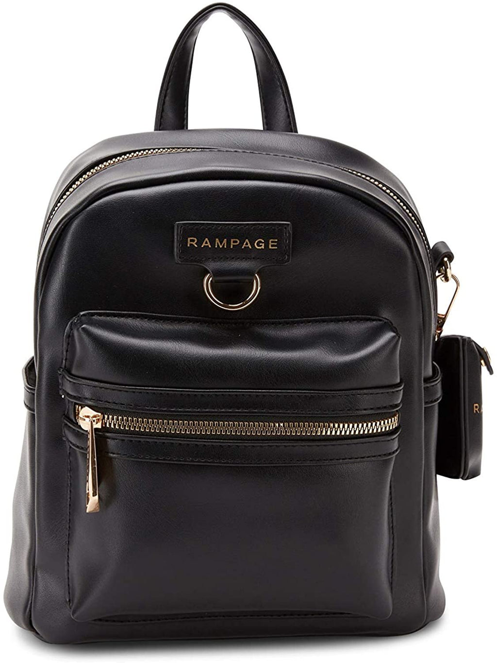 Women’s Mini Sport Dome Backpack with Sanitizer Charm (Black)
