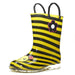 Sara Z Toddler Girls Printed High Cut Puddle Proof Rain Boots (See More Designs and Sizes)