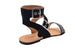 Chatties Ladies Gladiator Double Buckle Gladiator Flats with Studs