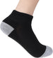 Ben Sherman Boy’s Socks- , Ankle Socks Solid Casual Socks Comfort Fit-Logo Bottom Print, Ribbed Trim for 10-pack