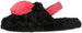 Women's Soft and Comfy Faux Fur Slipper with Elastic Back