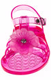 Chatties Toddler Girls Jelly Sandals - Fuchsia, Size 9/10 (More Colors and Sizes Available)