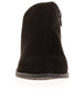 Sara Z Ladies Microsuede Bootie with Side Zipper (Black), Size 9