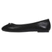 Chatties Women's Ballet Flats Perforated with Rhinestones Slip-On Shoes Microsuede