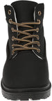 Xertia Boy's Nubuck Construction Boots Waterproof Comfort Workboot with Sherpa Lining