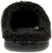 Women's Microsuede Slipper With Faux Fur Collar And Memory Foam Insoles