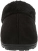 Women's Warm and Comfy Microsuede Slipper with Faux Fur Collar