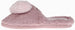 Women's Warm and Comfy Faux Fur Slipper With Heart Pom Poms
