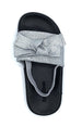 bebe Toddler Girls Slides with Glitter Mesh Upper & Matching Bow