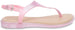 dELiAs Girls Big Kid PCU Glitter Thong Slide Sandal with Adjustable Back Strap - Fashion Summer Shoes