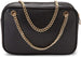 Women’s Chevron Quilted Camera Crossbody Bag with Chain Strap