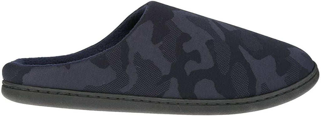 Men's Camo Memory Foam Slippers, Indoor and Outdoor Men's Slippers With Soft Fleece Lining - Easy Cloud Slides
