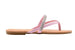 Via Rosa Ladies Fashion Sandals Thong Slip On Flats with Rhinestone