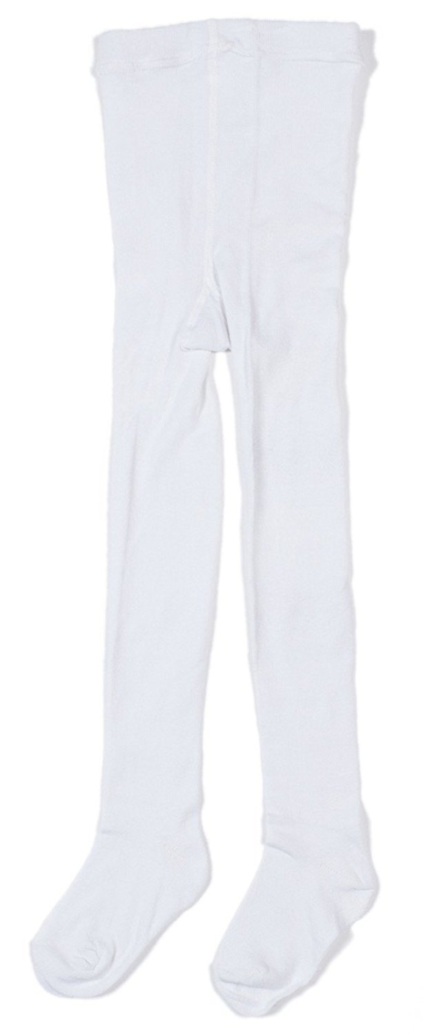 Chatties Kids Cotton Tights Size 7-10 White