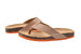 Gold Toe Mens Footbed Sandal Flip Flop Slide with Contrast Color Sole Slip On Shoe