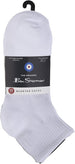 Ben Sherman Men's Socks- Ankle Socks Solid Casual Socks Comfort Fit-Logo Bottom Print, Ribbed Trim for 10-pack