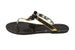 Sara Z Ladies Metallic T-Strap Jelly Sandals