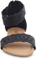 dELiAs Girls Big Kid Metallic Strap Sandal with Perforated Butterflies and Ankle Strap Open Toe Fashion Summer Shoes