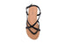 Via Rosa Ladies Fashion Sandals Pu Multi Strap Caged Summer Thong Flats