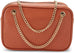 Women’s Chevron Quilted Camera Crossbody Bag with Chain Strap