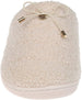 Laundry Womens Fluffy And Comfy Quilted Faux Fur Slippers With Bow & Metal Logo Charm