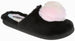 Women's Warm and Comfy Faux Fur Slipper With Heart Pom Poms