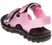 Chatties Toddler Girls Velcro Strap Sandals - Light Pink, Size 7/8 (More Colors and Sizes Available)