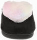 Women's Warm and Comfy Faux Fur Slipper With Heart Pom Poms