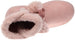 Fifth & Luxe Womens Comfortable and Warm Microsuede Winter Boot with Pom Pom Bow