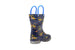 Revo Toddler Boys Rainboot Cute Animal Printed with Easy-On Handles Waterproof Shoes