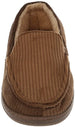 Men's Corduroy Moccasin Memory Foam Slippers, Indoor, and Outdoor Men's Slippers - Easy Cloud Slides