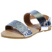 bebe Metallic Sandals with Glitter Straps for Girls