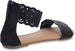 dELiAs Girls Big Kid Metallic Strap Sandal with Perforated Butterflies and Ankle Strap Open Toe Fashion Summer Shoes