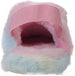 Women's Soft and Comfy Faux Fur Slipper with Elastic Back