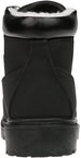 Xertia Boy's Nubuck Construction Boots Waterproof Comfort Workboot with Sherpa Lining
