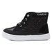 bebe Kids Toddlers Girls Quilted High Top Sneakers With Metallic Shimmer (See More Colors and Sizes)