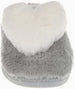 Women's Warm and Comfy Faux Fur Slipper With Heart Pom Poms