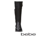 bebe Toddler Girls Riding Boots 9 Black/Silver