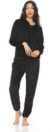 Women's Long Sleeve Pullover with Hoodie and Jogger Pants, 2-PC Set for Women