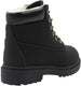 Xertia Boys' Camo Work Boots, Lace-Up Ankle Boots, Outdoor Hiking Comfort Fall Winter Shoes