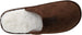 Xertia Men's Microsuede Slipper With Faux Fur Collar And Memory Foam Insoles, Easy Slip-On And Comfortable Fit