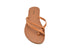 Chatties Ladies Fashion Sandals Smooth Pu Thong Slip On Flats with Braid Detail