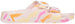 Women's Colorful Double Buckle Strap Footbed Slide Sandals, Comfortable Fashion Flats
